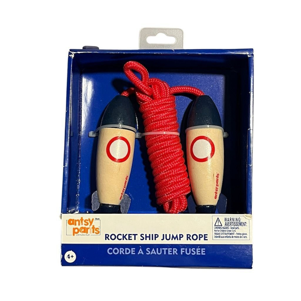Antsy Pants Jump Rope Kids Ages 4-7 Wooden Handles